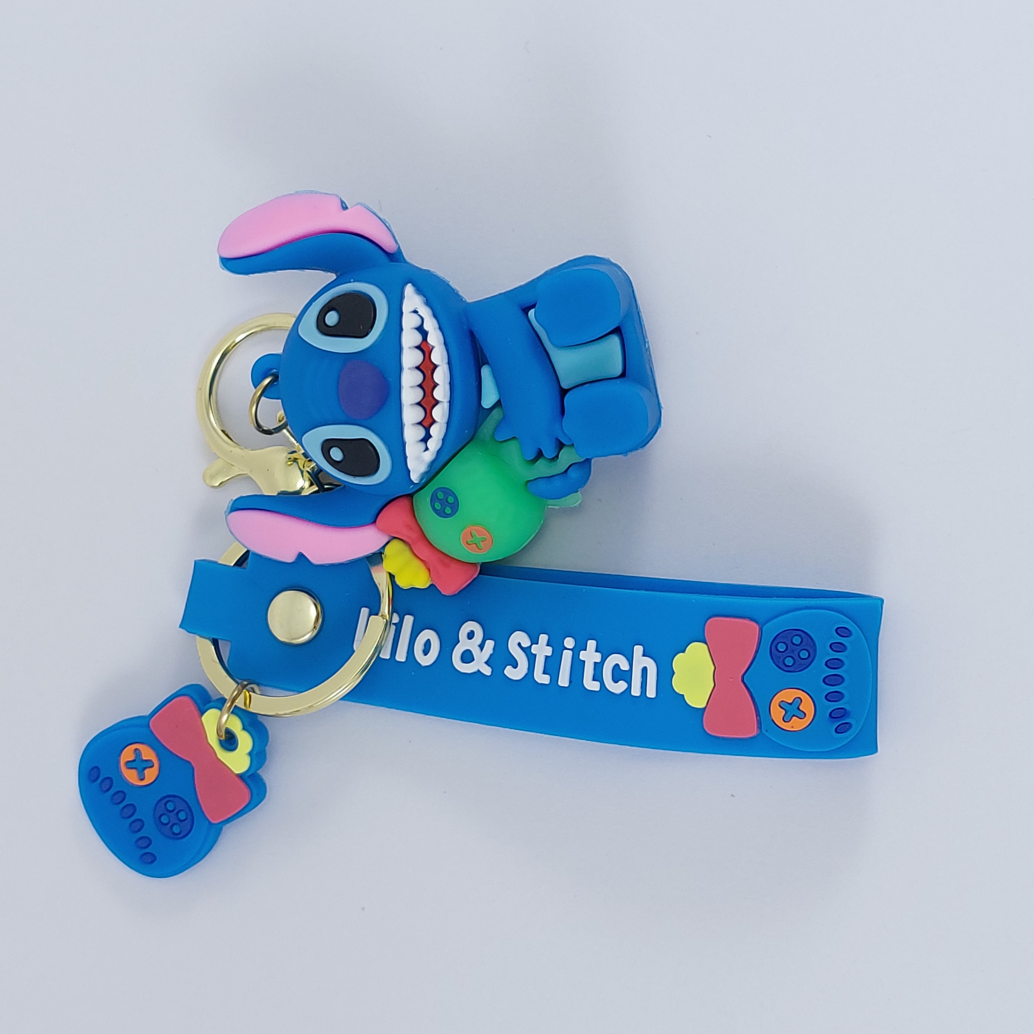 LLAVERO DE STITCH AZUL LLA2