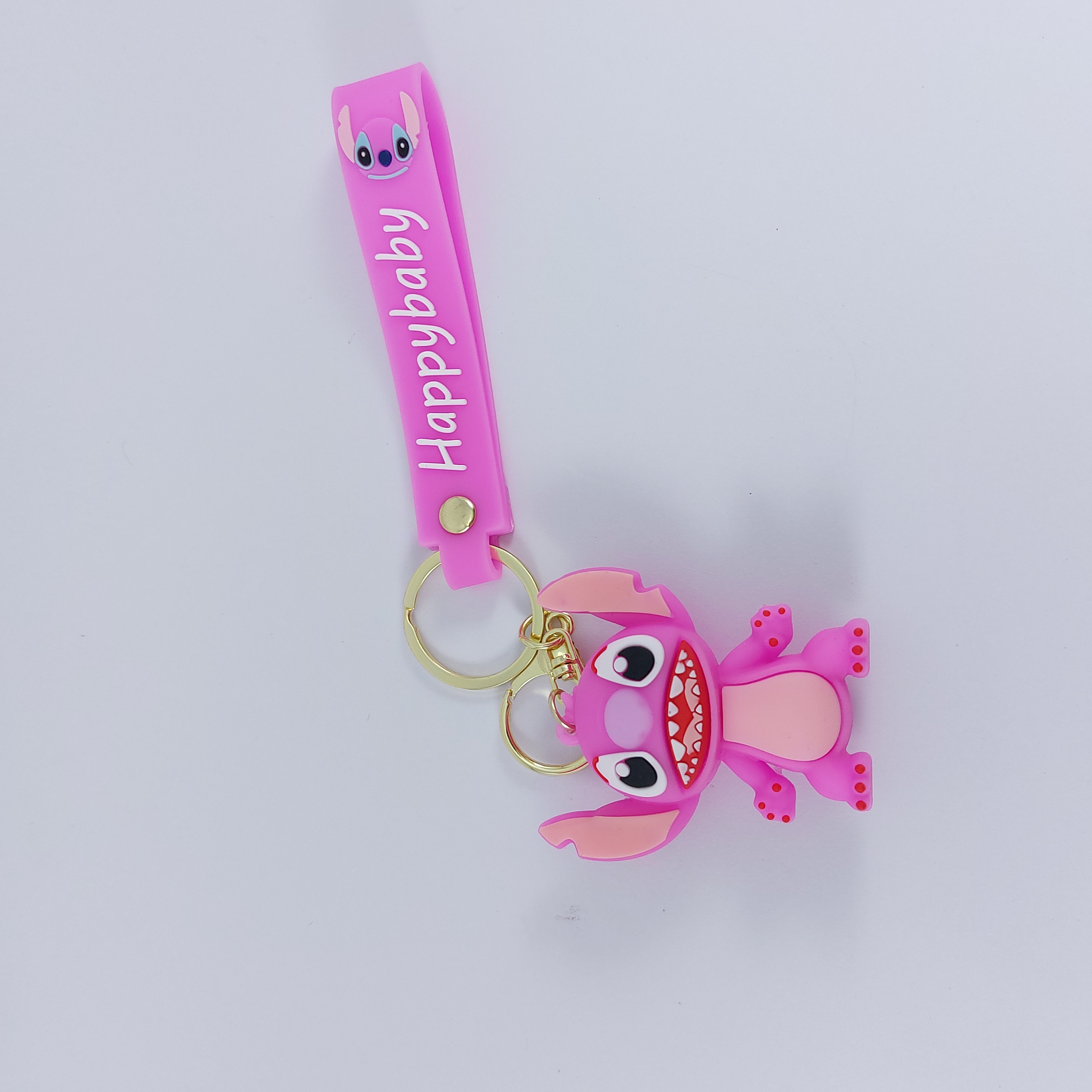 LLAVERO STITCH ROSADO LLA5